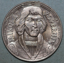 1969  POLAND 1 ZLOTYCH NILKOLAI KOPERNIK COPERNICUs BU~ 99 ¢ Tracked shipping
