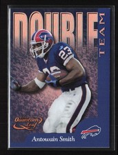 2000 Quantum Leaf Double Team 1408/1500 Antowain Smith Doug Flutie #DT-04