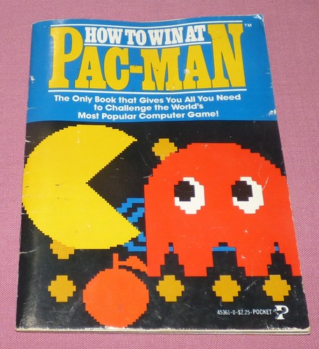 How to Win at Pac-Man 1982 Arcade Strategy Guide Book VTG Pocket Books 