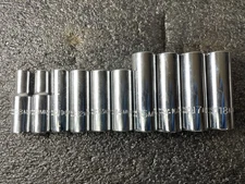 Proto Professional 3/8 Drive 10 Pc. Metric Deep Socket 12Pt 8mm-18mm (NO 10mm)