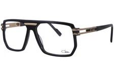 Cazal 6030 001 Eyeglasses Men's Black/Gold Full Rim Square Shape 60mm