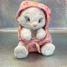 Disney Parks Babies Marie Aristocats Baby Plush Blanket Pouch Blankie 10"