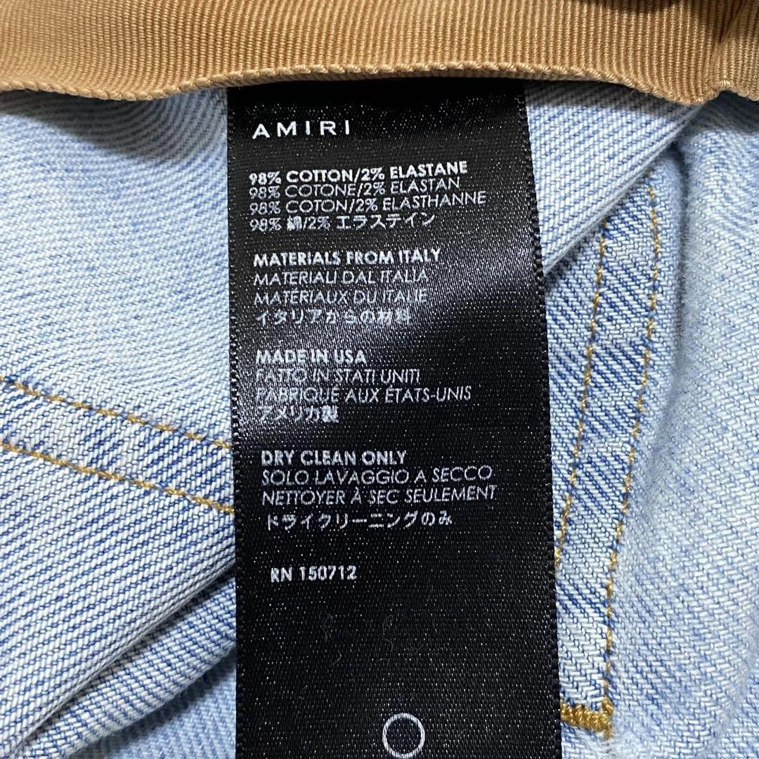 Pantaloni denim originali AMIRI Crash Shotguns