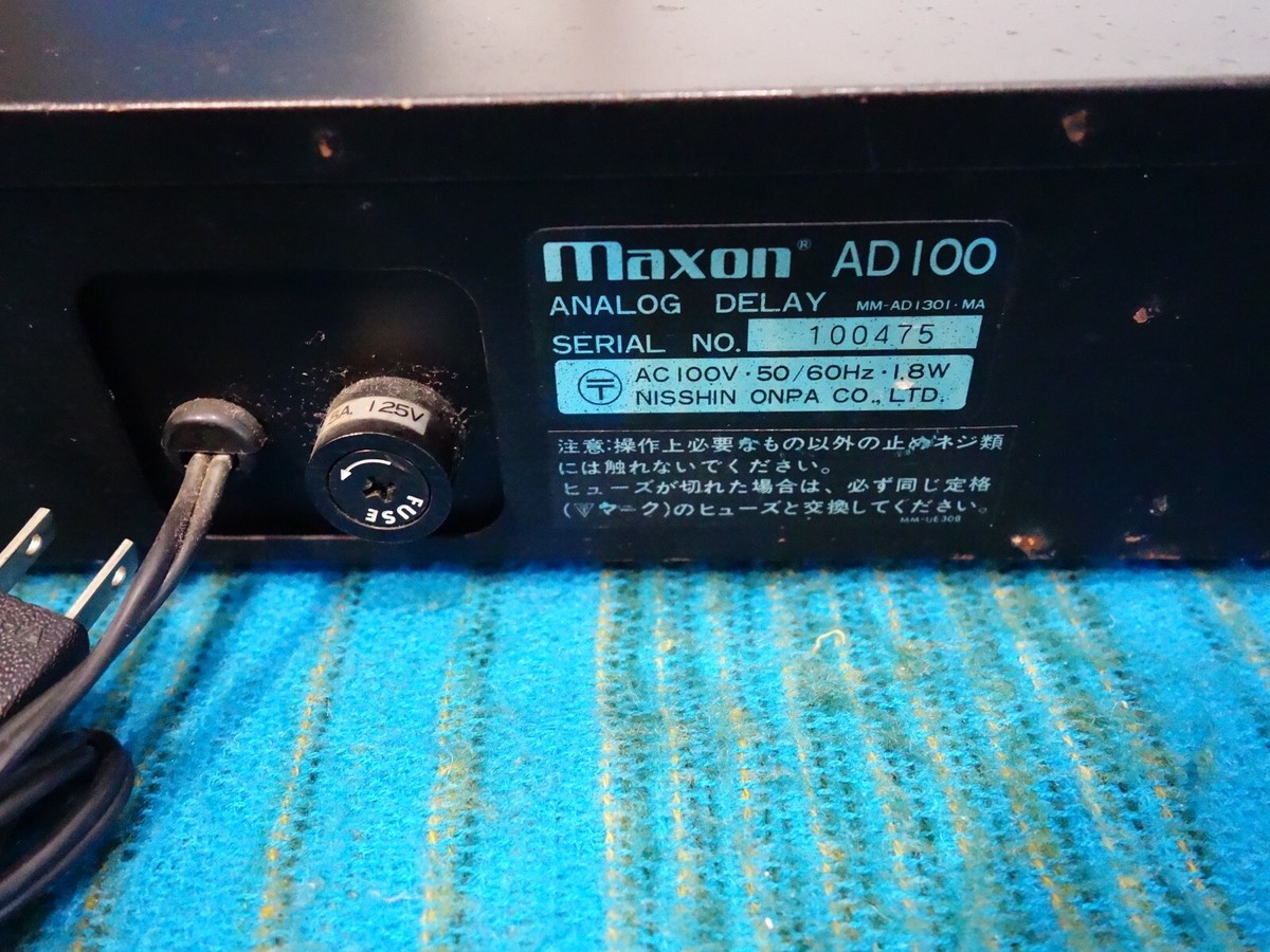 AD100 maxon　ANALOG DELAY Maxon AD-100 Analog Delay Super Rare Even though it is