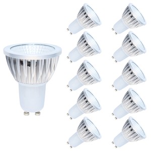 10 Stuck Gu10 Led Lampen Gluhbirne Kaltweiss 3w Ersetzt 20 Watt Halogenlampen Ebay