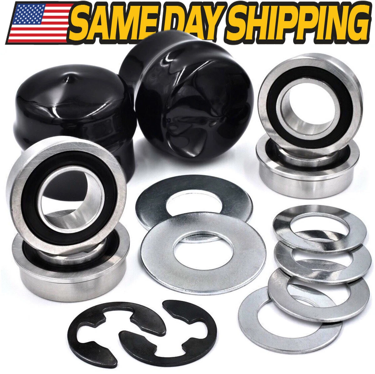 Front Wheel Bushing to Bearing Conversion Kit fits 532009040 9040H