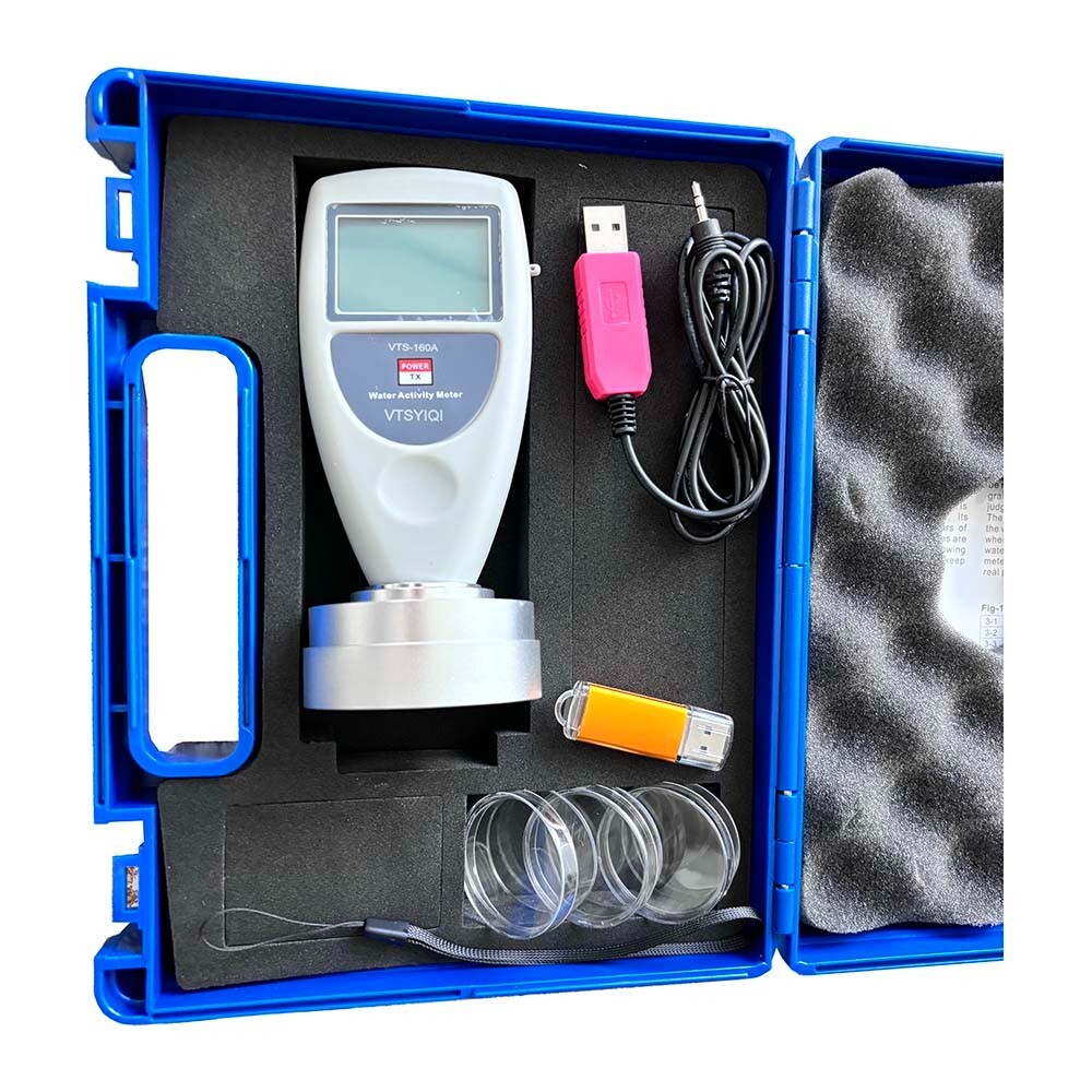 Software de cable de datos USB analizador de actividad de agua de alimentos y agua para medición de actividad de agua