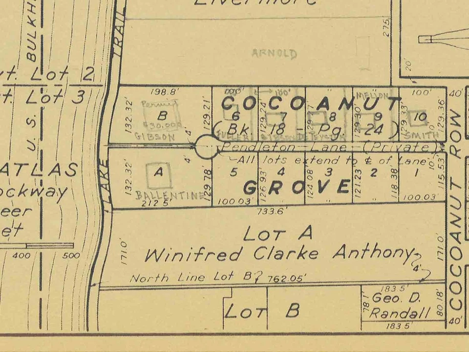 Лист Palm Beach Atlas 17-A - The Breakers Cocoanut Walk to Barton Ave Whitehall - Изображение 3 из 4