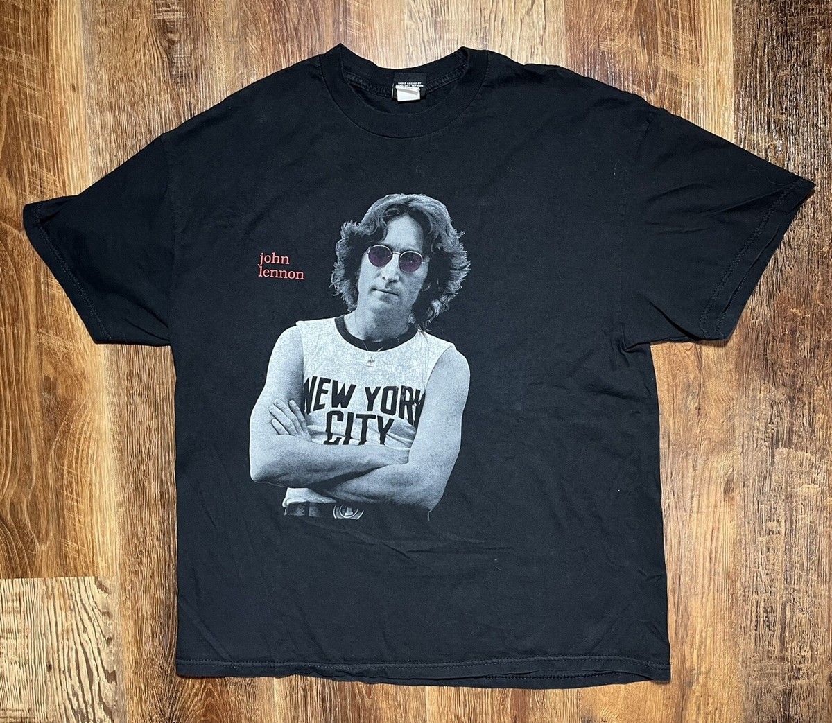【美品】90s John Lennon アートプリントTシャツ XL USA製 希少 John Lennon ジョンレノン アート プリント Tシャツ USA