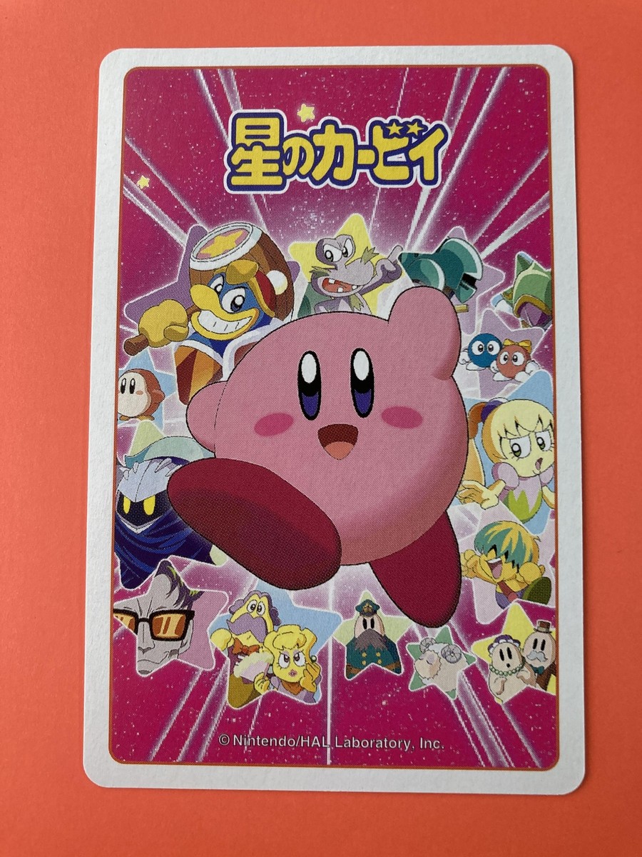崎陽軒　トランプ　Nintendo Tiff No.Q Playing Poker Card Kirby Super Star Nintendo
