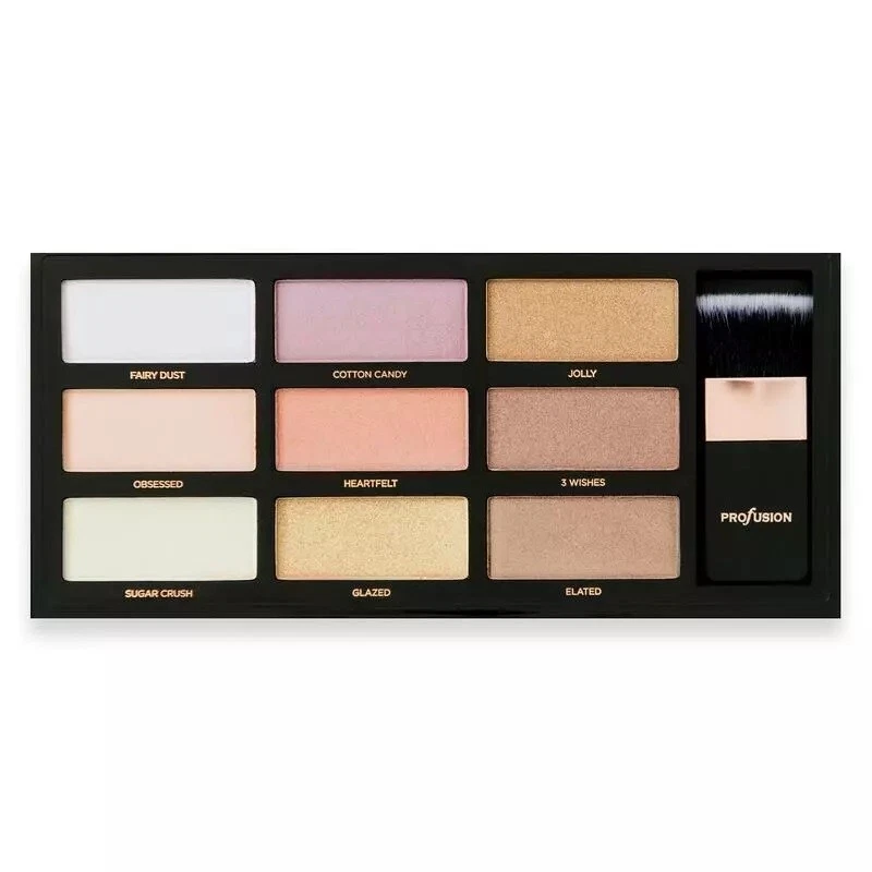 Profusion Strobe & Glow 9 Shades Highlight Palette & Brush  9-1/2" x 4-1/2" - Image 3 of 4