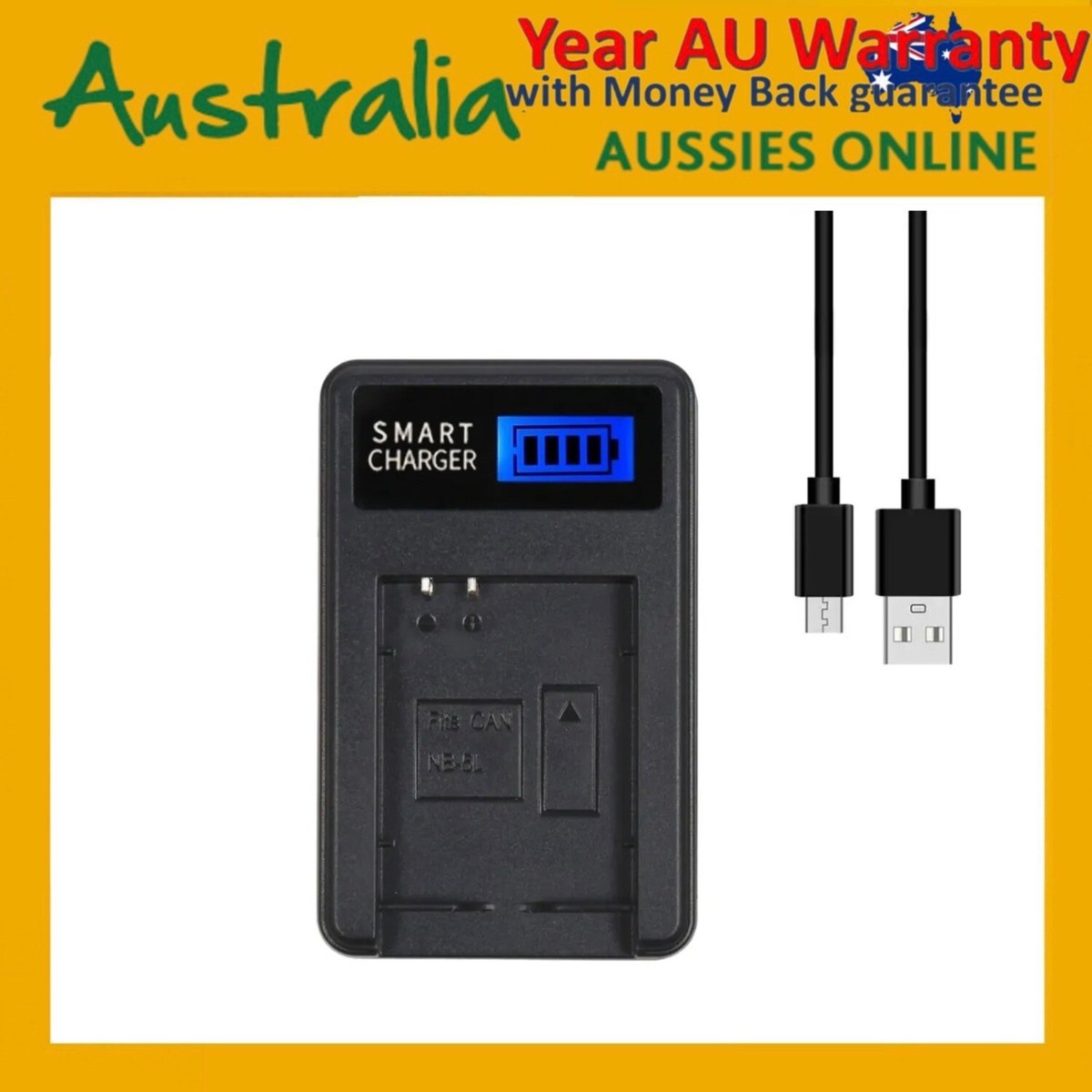 NB5L USB Battery Charger For Canon PowerShot SX200 IS SX210 IS