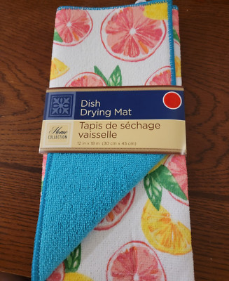 Home Collection  Drying Mats - Lemon Fruits - 12 in  x 18 in