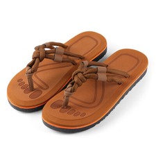Men Summer Beach Anti-Slip Thong Flip Flops Knotted Strap Casual Sandals US 9-10