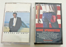 Lot Of 2 BRUCE SPRINGSTEEN - Born to Run, Tunnel of Love Cassette Tapes