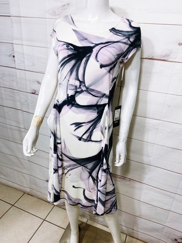 Escada Womens Dress Size 36 Multicolor Lined w/Tie Back Zip - Picture 3 of 15