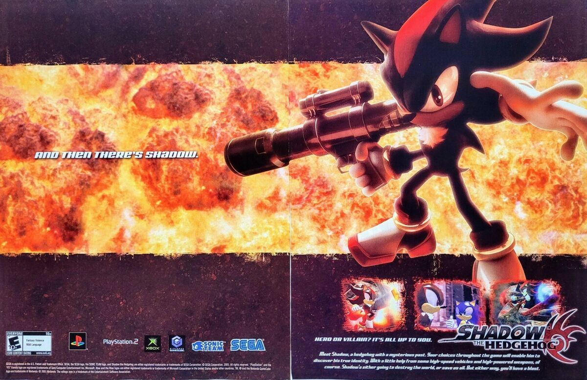 Shadow the Hedgehog (Glow Version) Poster for Sale by