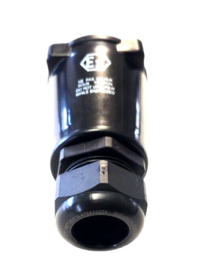 New Meltric 252P0DPE Accessory Handle with Cord Grip Size 2 Black Poly 1'' NPT