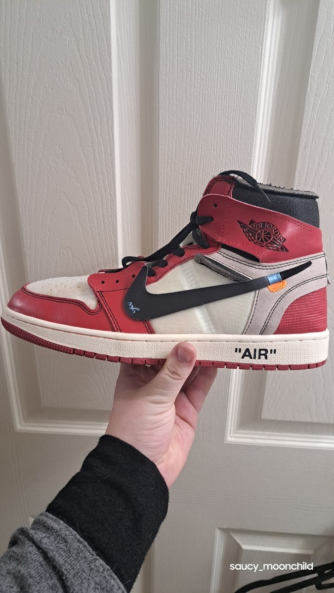 Nike Air Jordan 1 Retro High Off-White Chicago MENS Size 10