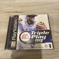 PlayStation 1 PS1 Game. Triple Play 99 (Sony 1998) CIB. Complete. Tested. A-Rod