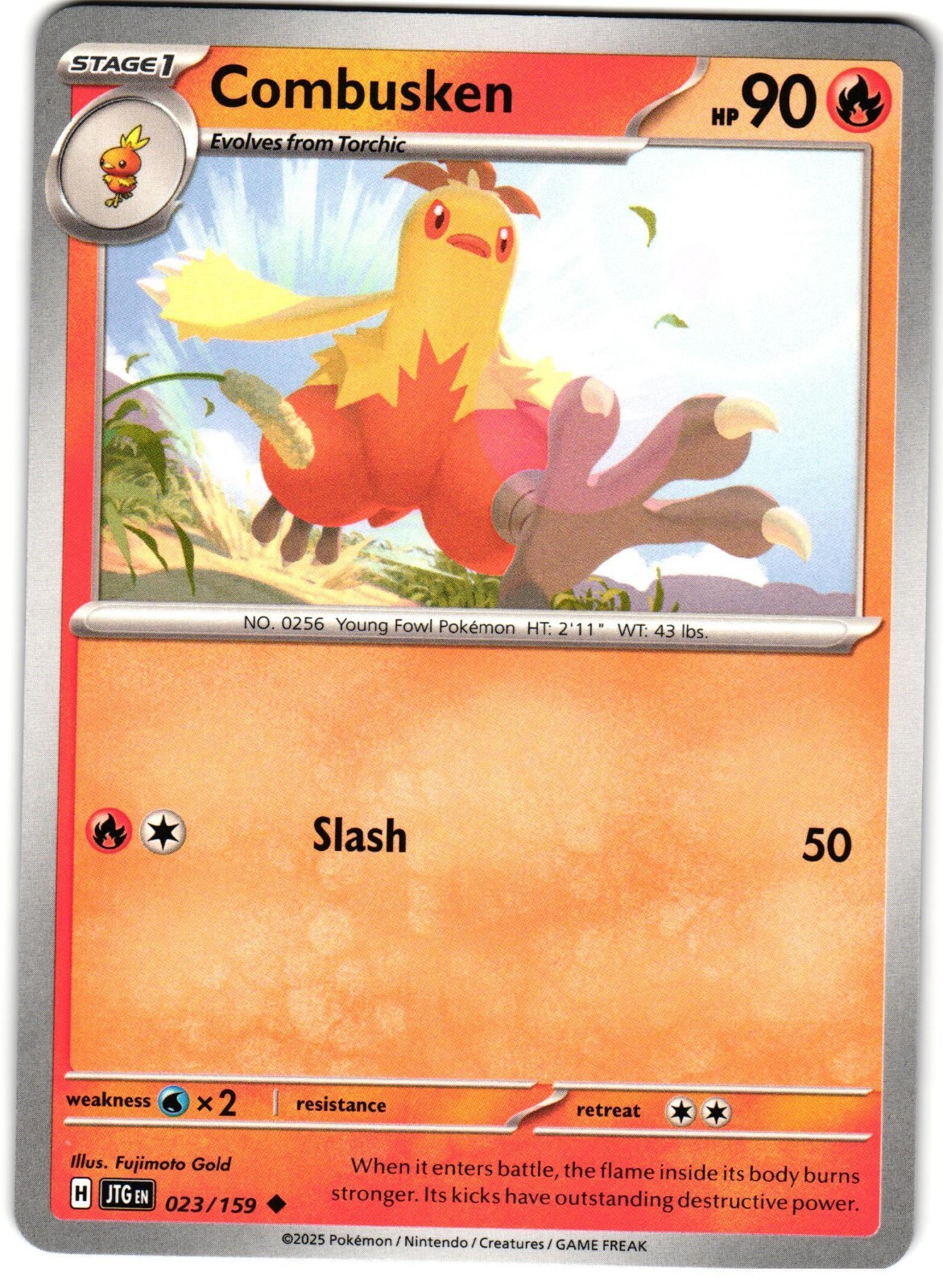 Combusken 23/159 Pokemon SV: Journey Together