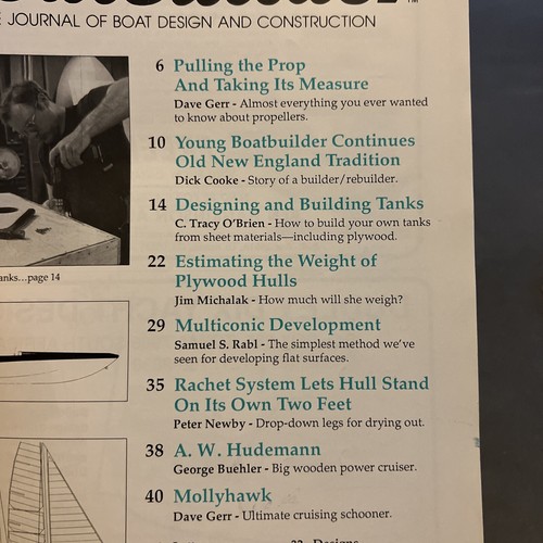 BOATBUILDER Magazine 1989-1996 LOT OF 21 - Picture 12 of 22