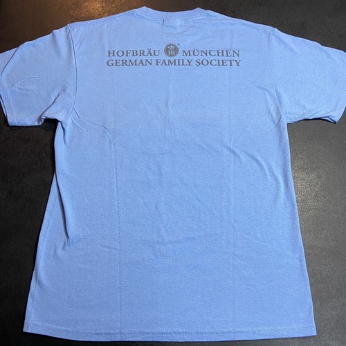 Adult Medium Hofbräu München T-Shirt Beer / Brewery Blue German Family Society M - Picture 6 of 7