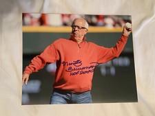 Marty Brennaman Signed 8 X 10 Picture Autographed Baseball Cincinnati Reds