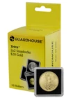 10 Pack Guardhouse 34 mm Gold $20 Double Eagle Snap-Lock 2x2 Square Coin Holders