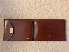 ROLFS Men's BROWN Cowhide leather wallet personal Spare Key pockets Photo New