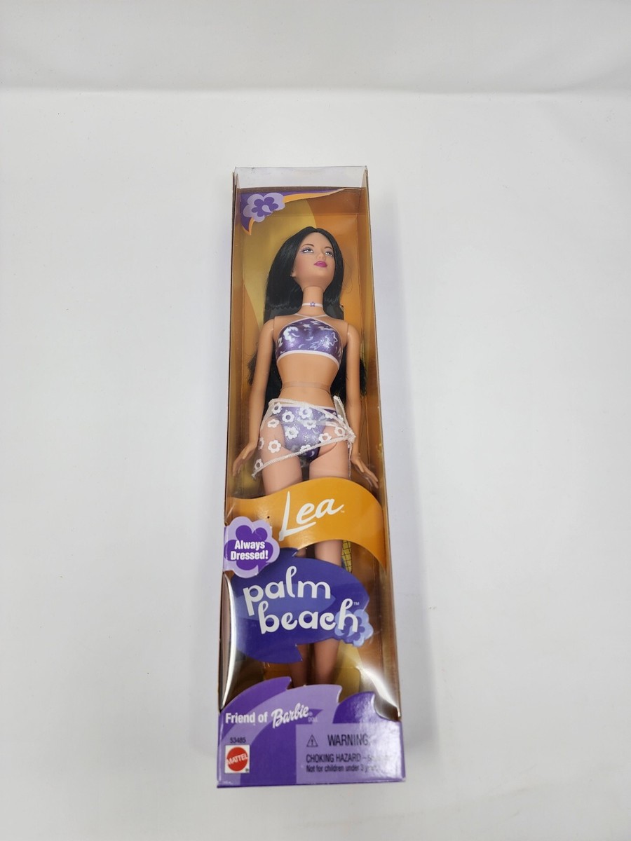 Lea Palm Beach Always Dressed Girl Barbie Doll Toy Mattel