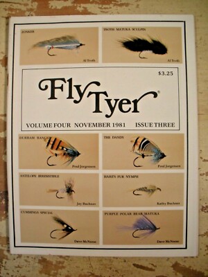 FLY TYER Magazine Volume Four Issue Three November 1981 Fly Fishing Bait How-To