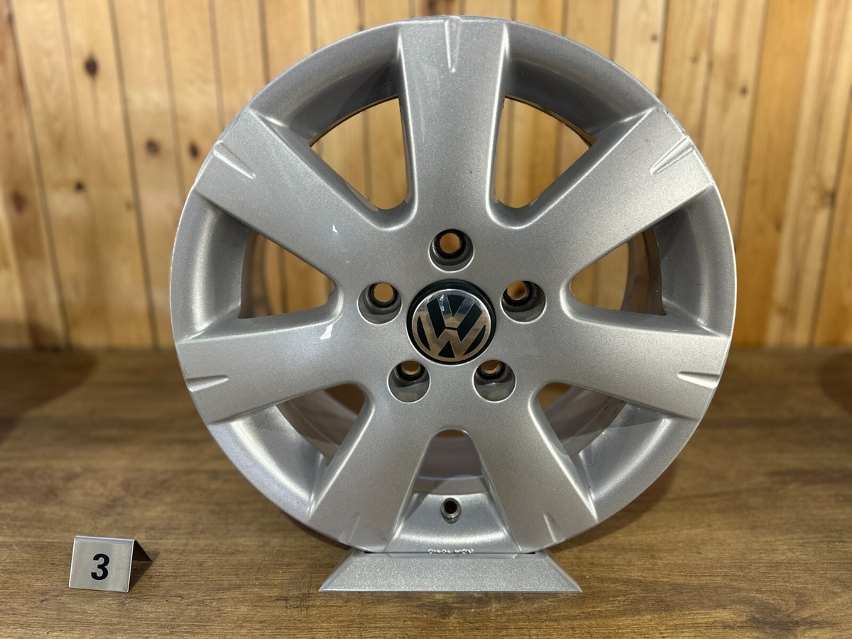 1x VW Original Alloy Vitus 6, 5x15 ET50 Golf 5 Caddy 2K1071495 666