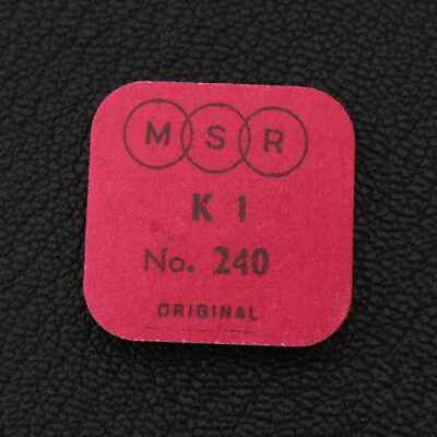 MSR K-1 Cannon Pinion HT: 2.20 Part #240 New Old Stock Watch Part (C12D5)