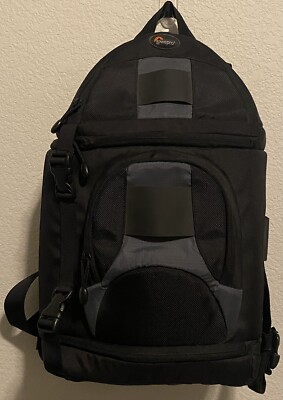 LowePro Slingshot 200 AW DSLR Camera Backpack Shoulder Strap Padded Compartments