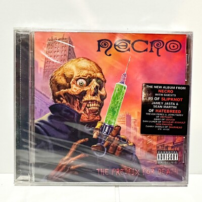 Sealed Necro Pre-Fix for Death (CD 2004) Psycho Logical Records