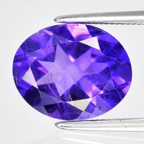 ๐ 3.25ct 11x9mm Oval Natural Purple Amethyst - Unheated Brazil Gemstone