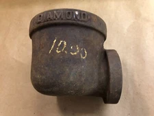 Vintage Cast Iron Diamond 1 1/4 Well Water Conductor Diverter Cup Windmill Pump