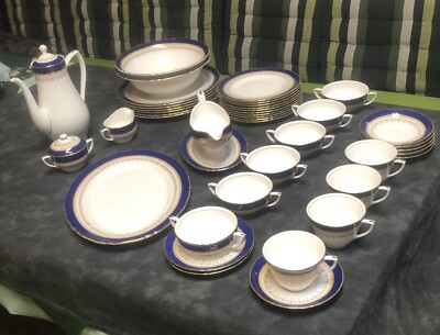 Konvolut Royal Worcester regency blue