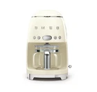 Smeg DCF02CRUS Cream 50s Retro Style Drip Coffee Machine (Open Box) Box Damage