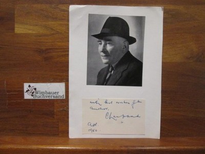 Unidentified Autograph Author Cha...and /// Autogramm Autograph signiert signed