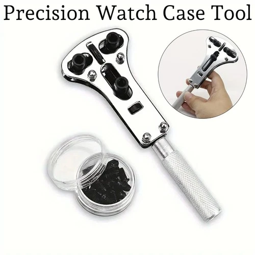 Watch Back Case Opener Screw Wrench Cover Remover Battery Change Repair Tool Kit