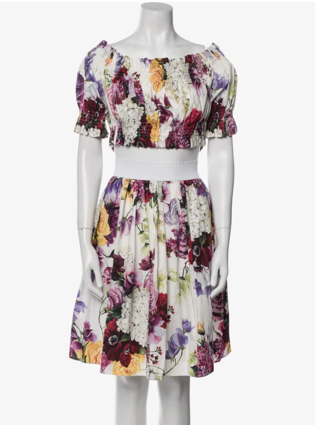 Dolce and Gabbana Exquisite Floral Sicily Skirt + top Dress Set 40 2 XS 4
Opens in a new window or t