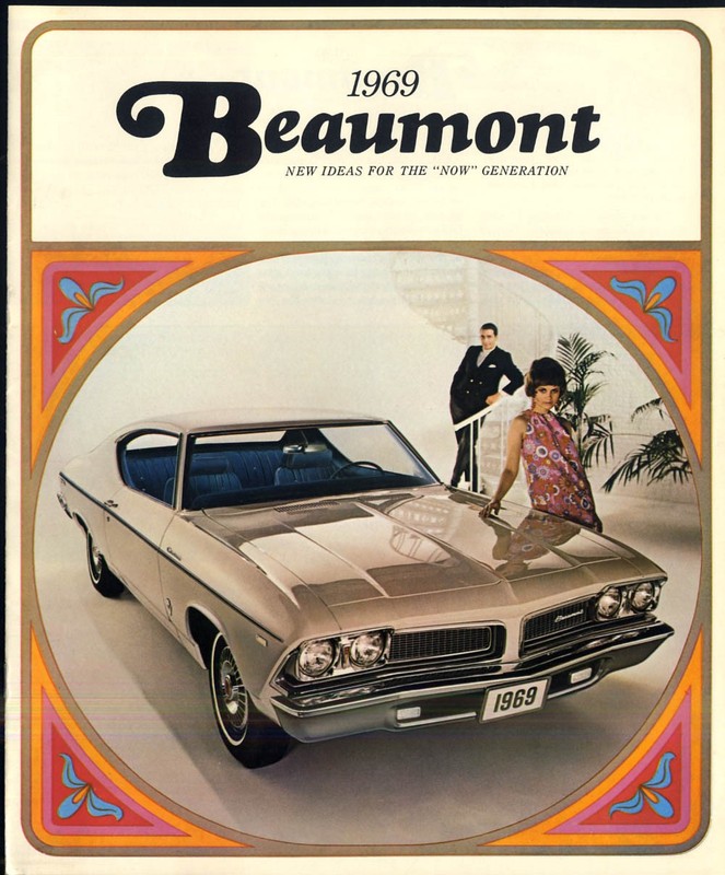 1969 Beaumont FRENCH CANADA sales brochure SD-396 Custom [Chevelle clone]