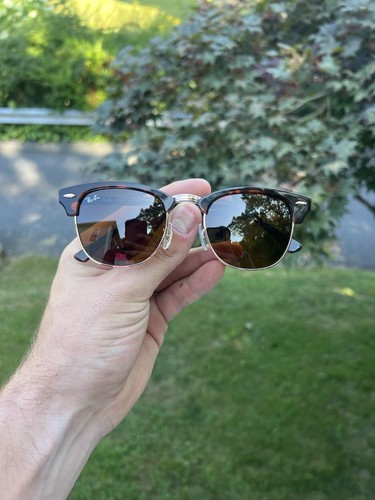 Authentic Ray-Ban Clubmaster Sunglasses - Used