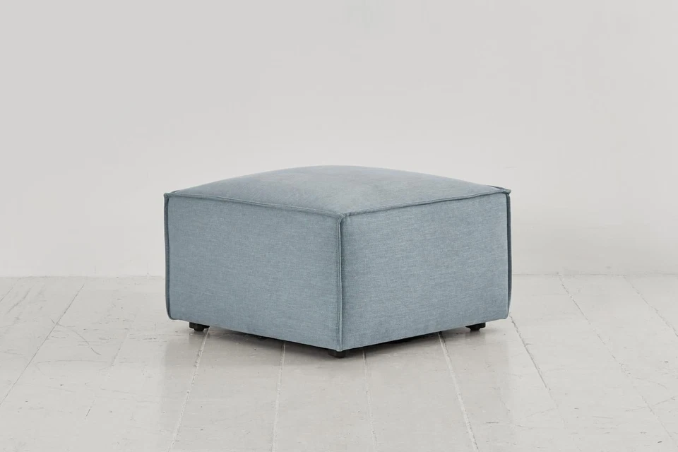 Swyft Model 03 Ottoman Footstool - Seaglass Linen RRP £419