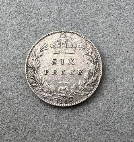 1902 Edward VII Sixpence — photo from the most recent tracked eBay sale