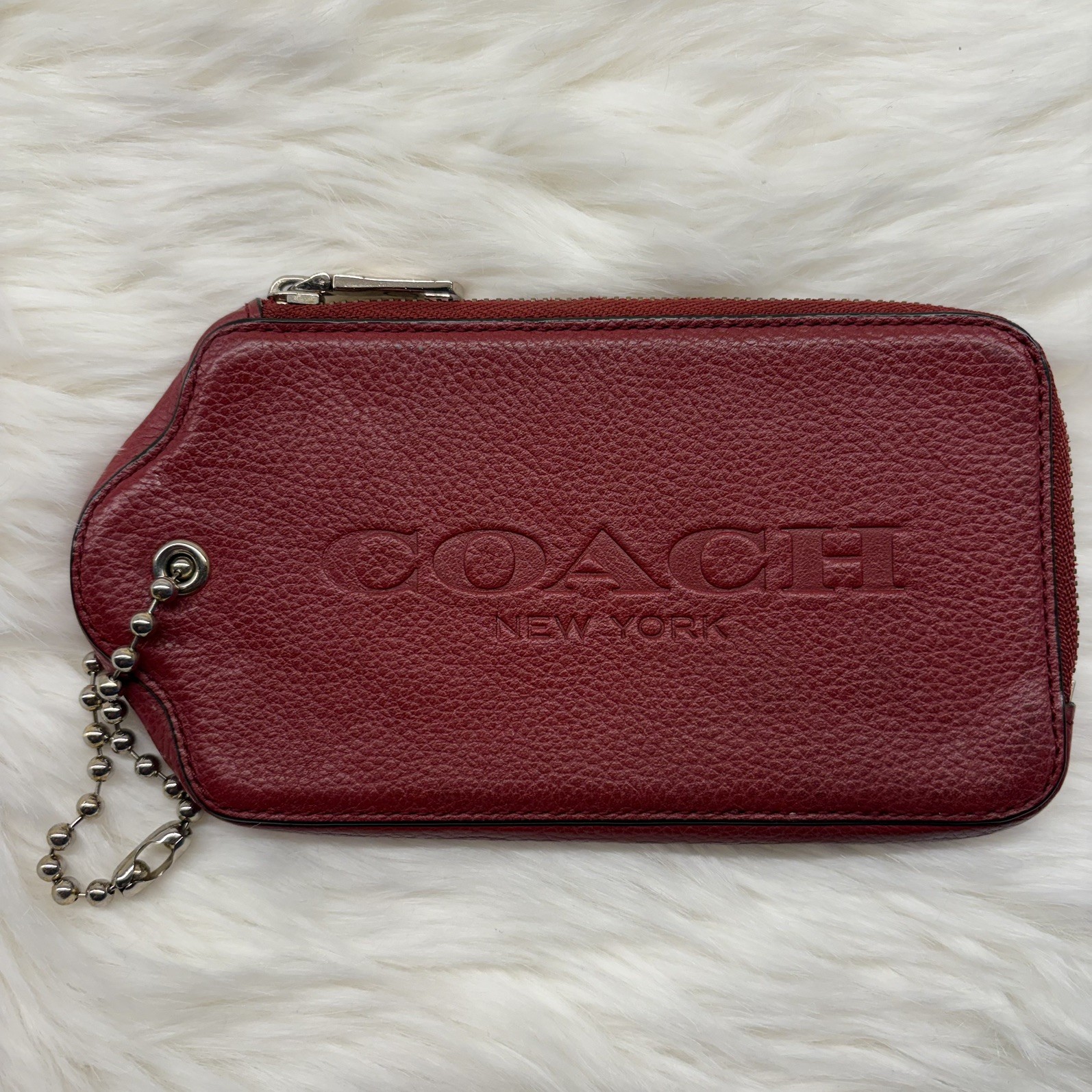 Coach Grain Leather Hangtag Multi-Function Case - image 3