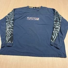 y2k Vintage No Boundaries Triabl Skater Cyber Punk Mall Goth T Shirt XXL 90s