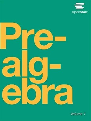 Prealgebra by OpenStax (paperback version, B&W) -  NEW OpenStax 2015